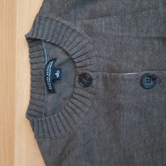 Banana Republic Brown Merino Wool Cardigan Size S - Picture 2 of 8